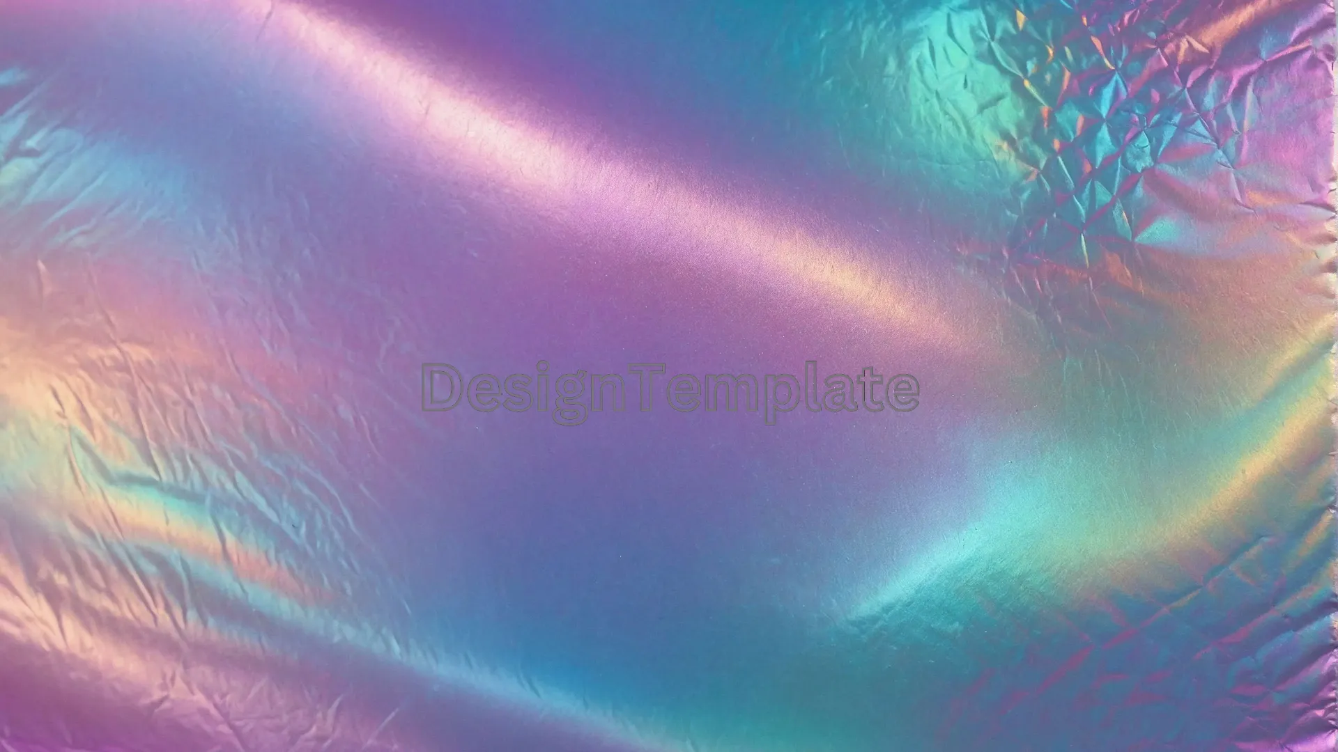 Radiant Color Shift Rainbow Foil Background Image